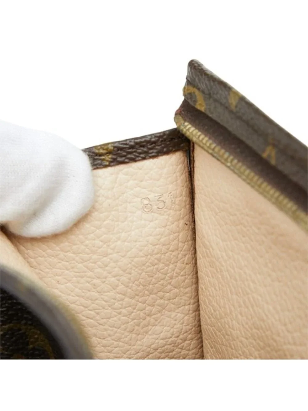 Louis Vuitton Monogram Poche Toilette 26 Clutch Pouch Brown Leather